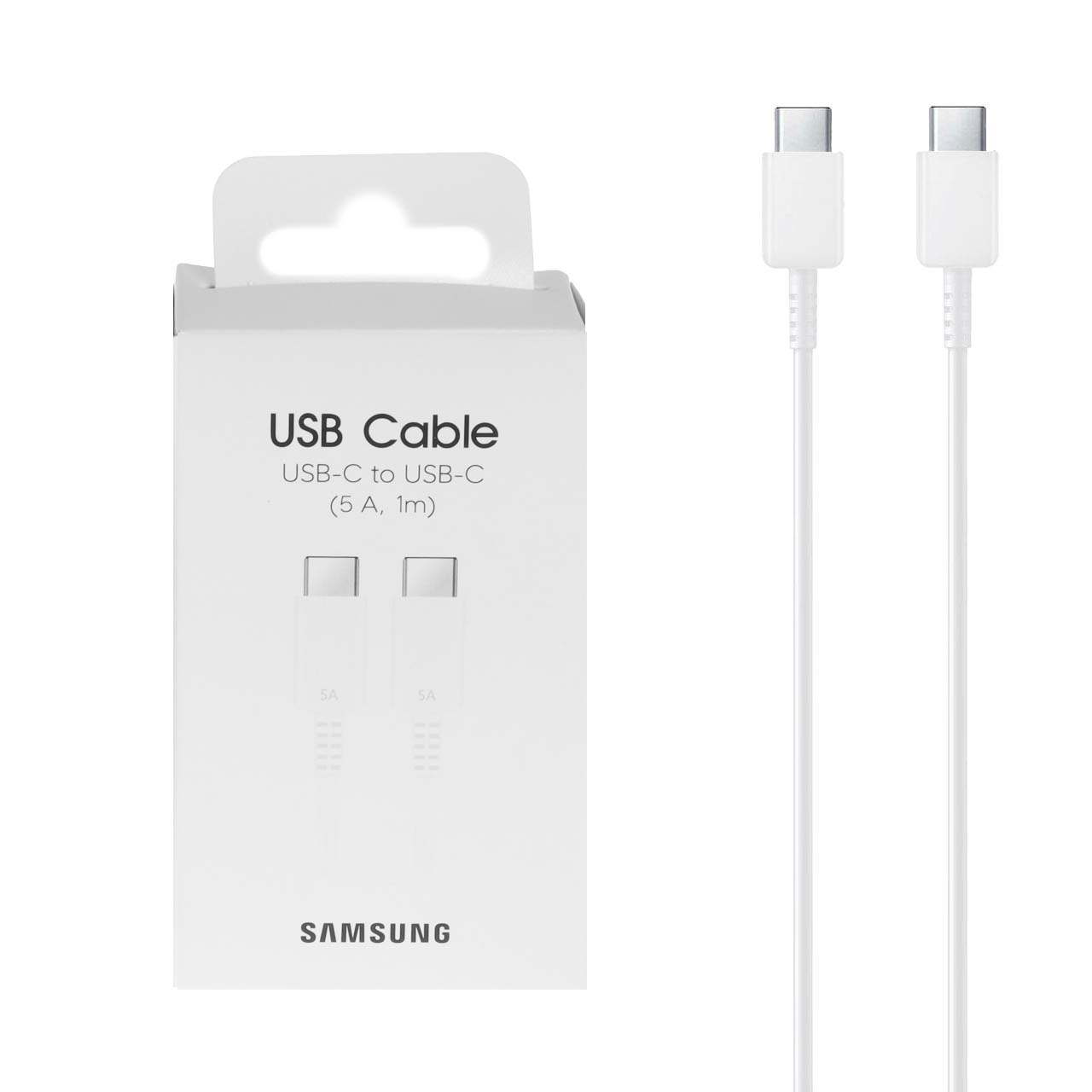 کابل شارژ سوپر فست و Samsung Type-C to Type-C PD مدل EP-DN975 - سفید - kZN (گارانتی شش ماهه Kezen)